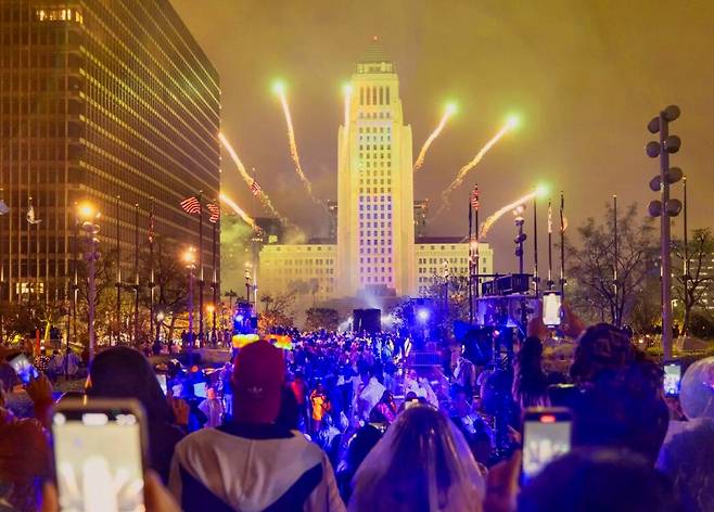 LA 카운트다운 이벤트 [로스앤젤레스관광청 제공]