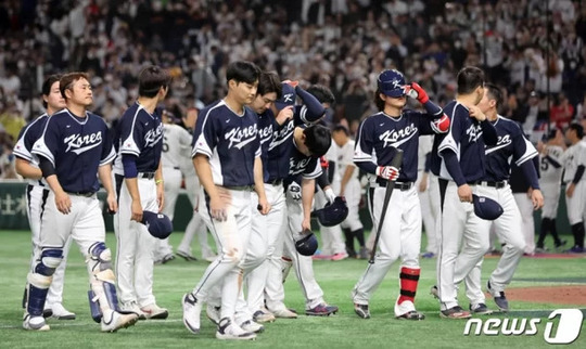 2023 월드베이스볼클래식(WBC)에서 1라운드 탈락의 쓴맛을 본 한국 야구 / 사진=뉴스1