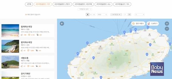 비짓제주 홈페이지에서는 반려동물과 함께 여행하는 다양한 방법들을 소개하고 있다. ⓒ비짓제주갈무리