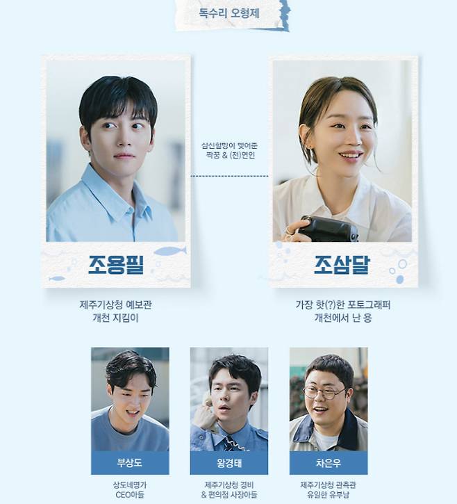 '웰컴투 삼달리' 인물 소개. 사진 제공=JTBC