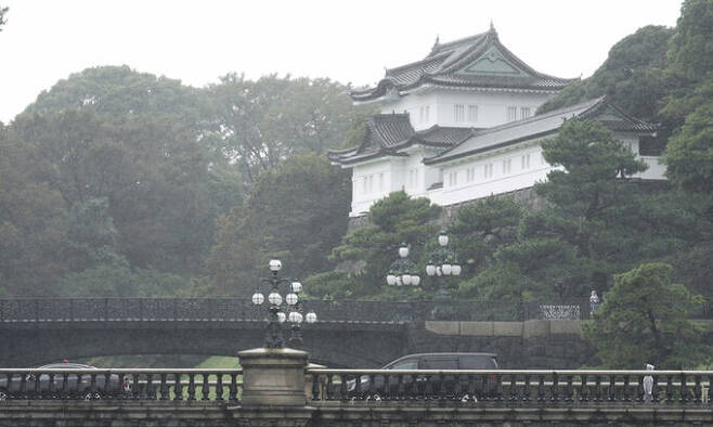 일본 도쿄 왕궁 모습. AP연합뉴스