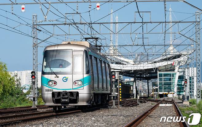광주교통공사 지하철 전동차 자료사진.(광주교통공사 제공)/뉴스1 ⓒ News1