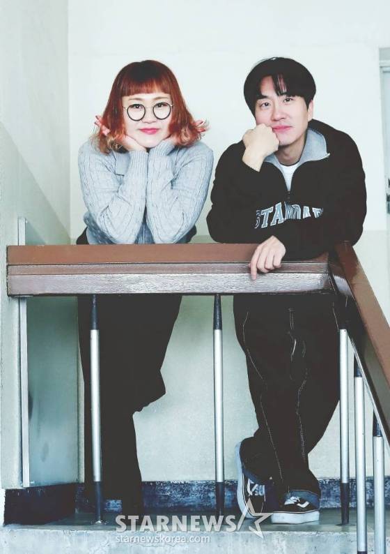 KBS 2TV '개그콘서트'의 조수연-신윤승/사진=김창현 기자 chmt@