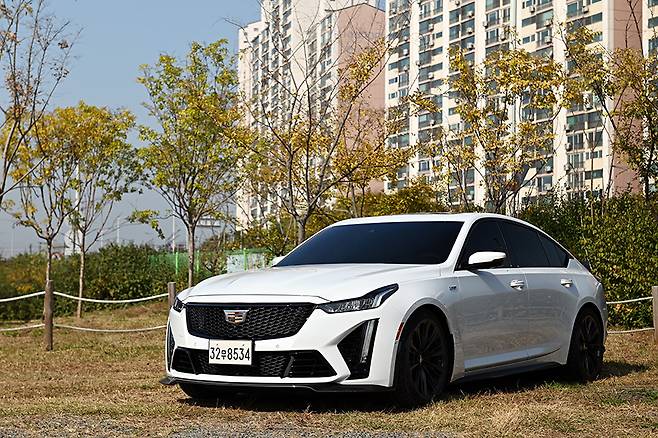 캐딜락 CT5-V 블랙윙. 김학수 기자