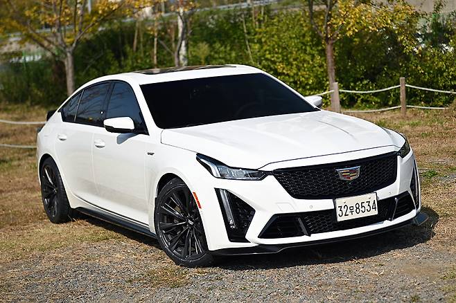캐딜락 CT5-V 블랙윙. 김학수 기자