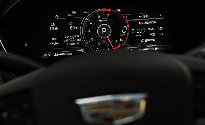 캐딜락 CT5-V 블랙윙. 김학수 기자