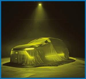 현대모비스의 실증차 티저 이미지