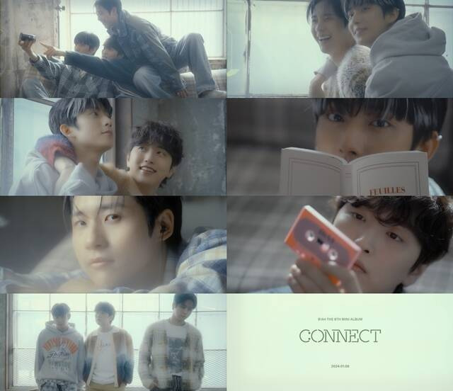 그룹 B1A4의 미니 8집 앨범 'CONNECT(커넥트)' 콘셉트 필름이 공개됐다. /알비더블유, WM엔터테인먼트