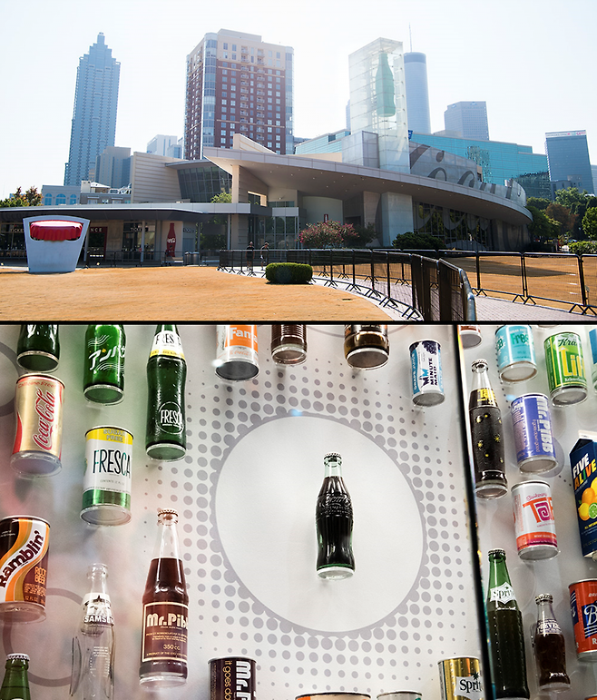 마시즘 팀이 촬영한 월드 오브 코카콜라 내부_출처 : 마시즘