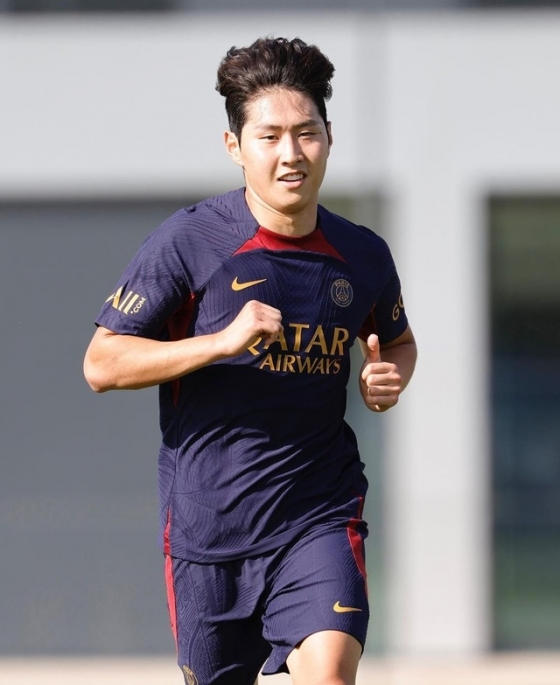 이강인. /사진=PSG SNS