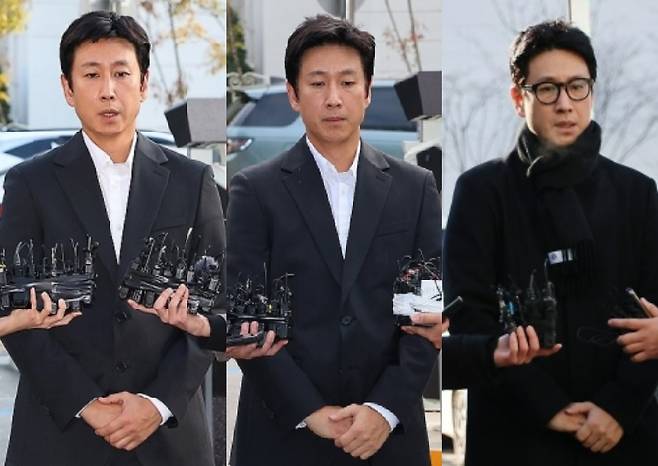 배우 이선균은 마약투약 혐의로 3차례 경찰에 소환돼 포토라인에 섰다[연합]