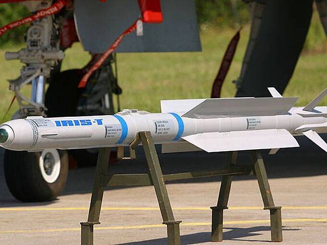 KF-21에 쓰이는 IRIS-T 단거리 공대공미사일. 세계일보 자료사진