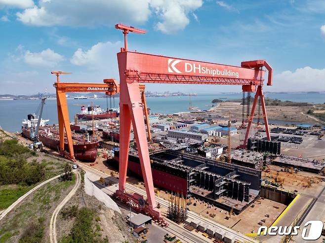 전남 해남군 화원면에 자리한 대한조선. ⓒ News1