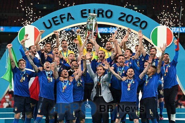 유로 2020 우승국 이탈리아. ⓒAFPBBNews = News1