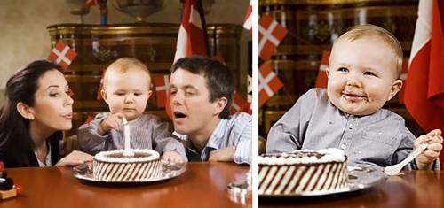 ▲메리 왕세자비, 덴마크 크리스티안 왕자와 프레데릭 왕세자(좌측부터)&nbsp;