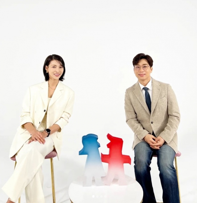 예능 프로그램 ‘동상이몽’(SBS) 출연 당시 김정화 유은성 부부의 모습. 김정화 인스타그램
