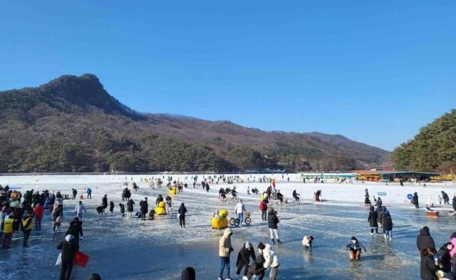 경기 포천시 산정호수 썰매축제 / 사진=포천시 제공