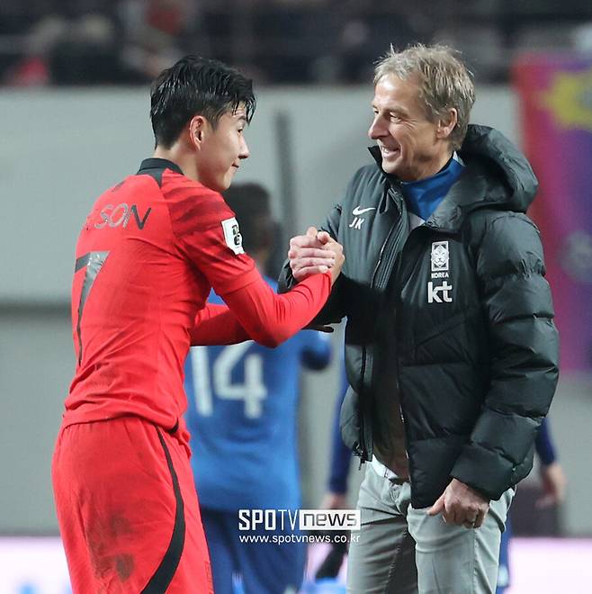 ▲ 손흥민과 위르겐 클린스만 축구대표팀 감독ⓒ곽혜미 기자