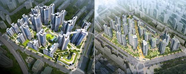 잠실미성·크로바 및 잠실진주아파트 재건축 조감도 /자료=조합 홈페이지