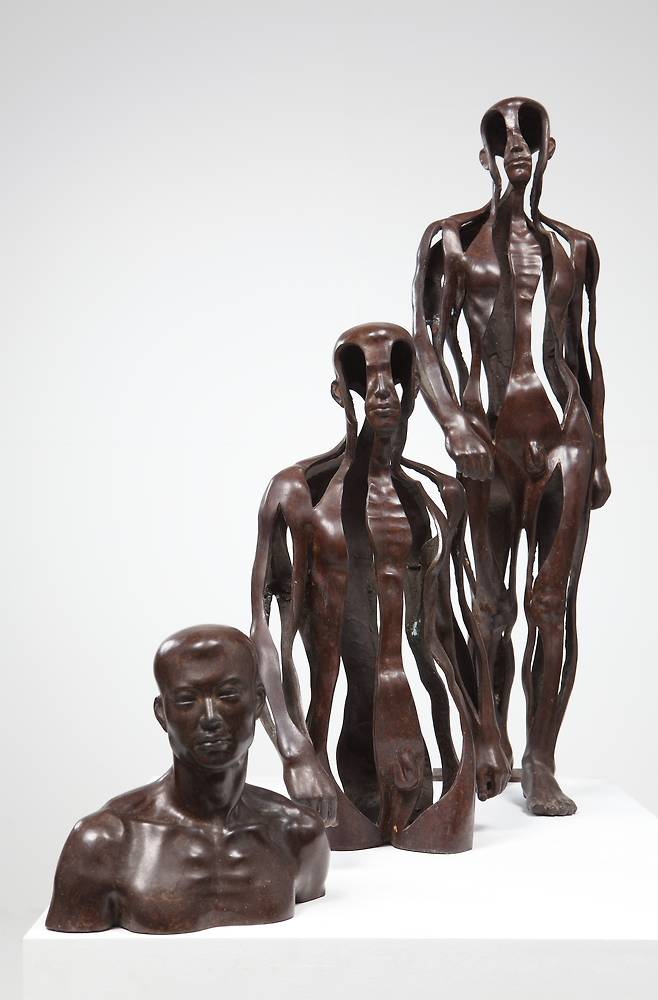 중력 무중력 88-4, 1988, 브론즈, 75.5X26X60CM