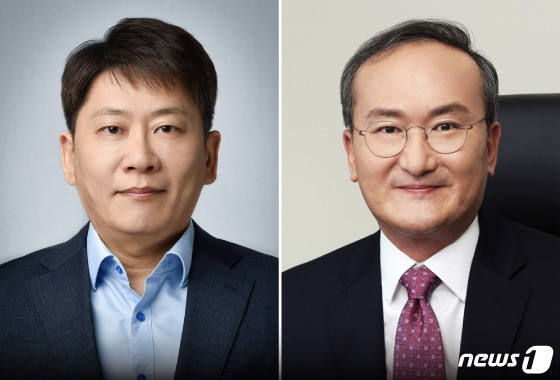 김동명 LG에너지솔루션 CEO(왼쪽)와 이석희 SK온 CEO. ⓒ News1 김지영 디자이너