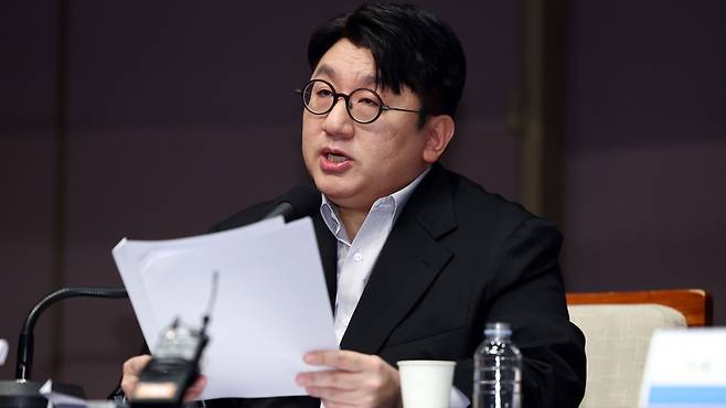 방시혁 하이브 의장 [연합]