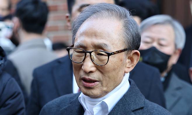 이명박 전 대통령. 연합뉴스