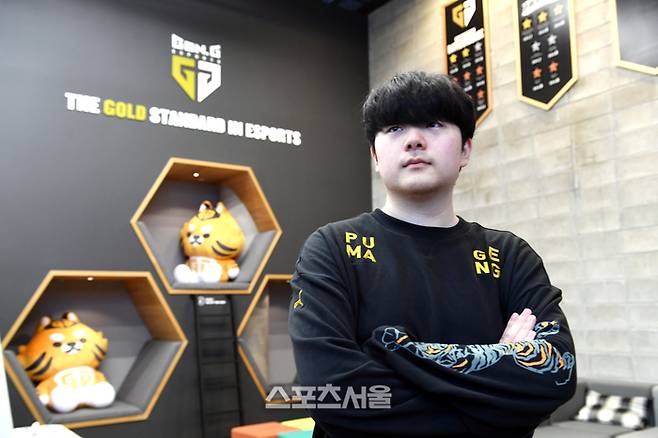 젠지 캐니언 김건부. 서울 논현동 젠지 이스포츠 사옥. 박진업기자 upandup@sportsseoul.com