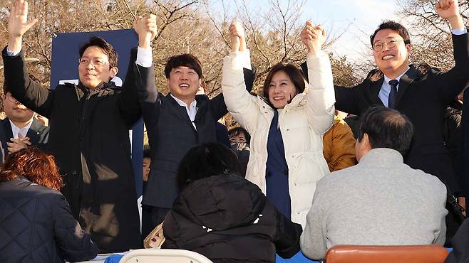 '손 번쩍' 든 이준석 [자료사진 제공 : 연합뉴스]