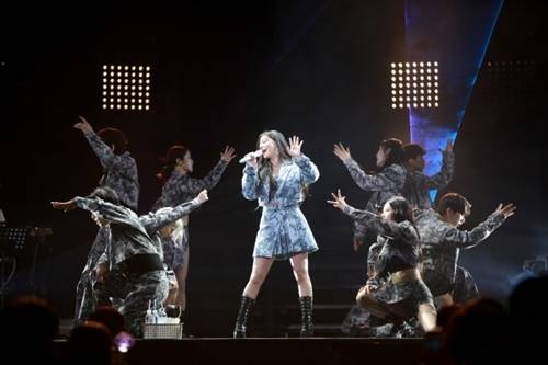 가수 에일리가 전국투어 콘서트를 팬들의 환호 속 성료했다. 사진=에이투지엔터테인먼트(팝뮤직)