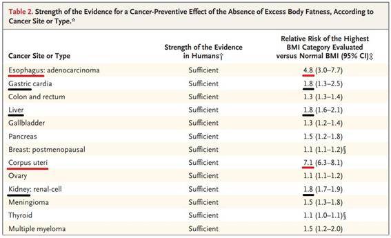 [도표=B Lauby-Secretan, et al. N Engl J Med 2016]