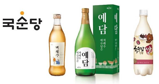 백세주, 차례주 예담, 국순당 쌀 단팥 이미지 /사진=국순당