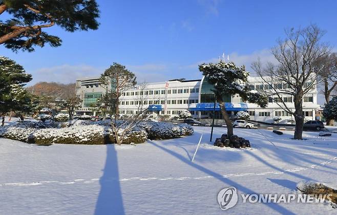 눈 내린 순창군청 풍경 [순창군 제공. 재판매 및 DB 금지]