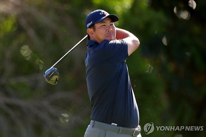 안병훈, 소니오픈 4라운드 경기 모습 [게티이미지/AFP=연합뉴스]