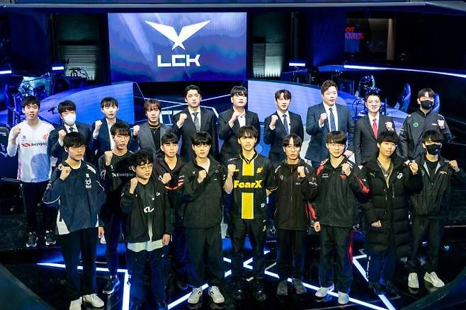 LCK 선수들. 사진=차종관 기자