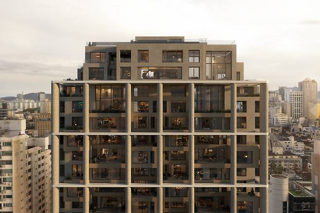 이달부터 입주를 시작한 초고가 주택 ‘에테르노 청담’ CG. 넥스플랜