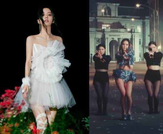 블랙핑크 지수.(사진=YG엔터테인먼트, 유튜브 캡처)