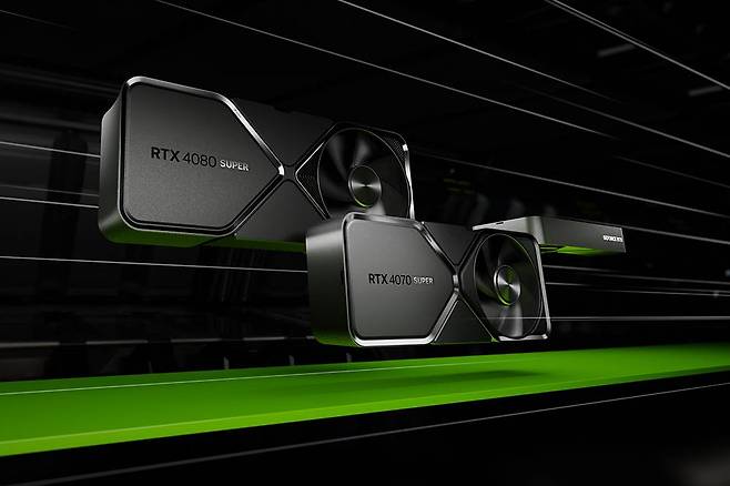 엔비디아가 RTX 4080 슈퍼, RTX 4070 Ti 슈퍼, RTX 4070 슈퍼를 각각 공개했다 / 출처=IT동아