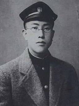 731부대의 이시이 시로. 학창시절의 모습.