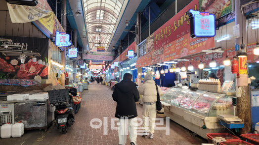 19일 인천 계산전통시장. (사진=김혜선 기자)