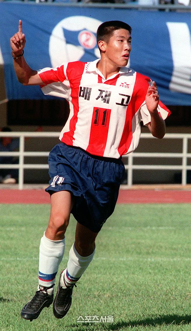 AFC 아시안컵에서 한국 축구대표팀 코치로 뛰고 있는 차두리도 배재고 출신이다. 사진 | 스포츠서울 DB