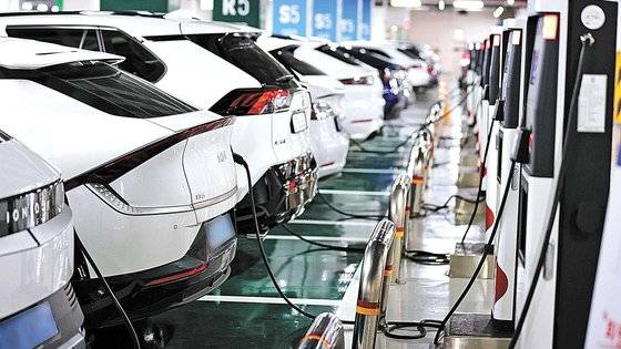 전기차 충전소. 연합뉴스