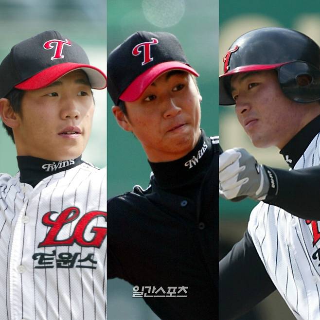 LG 시절 박경수-우규민-박병호. IS포토