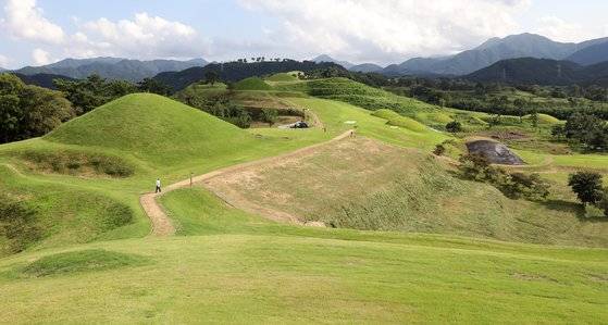 경남 함안군 말이산 고분군 모습. 2023.9.18/뉴스1