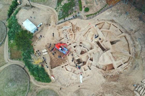 2019년 11월 28일 경남 창녕 교동 송현동 가야고분군 공개 현장 모습. 사진 문화재청