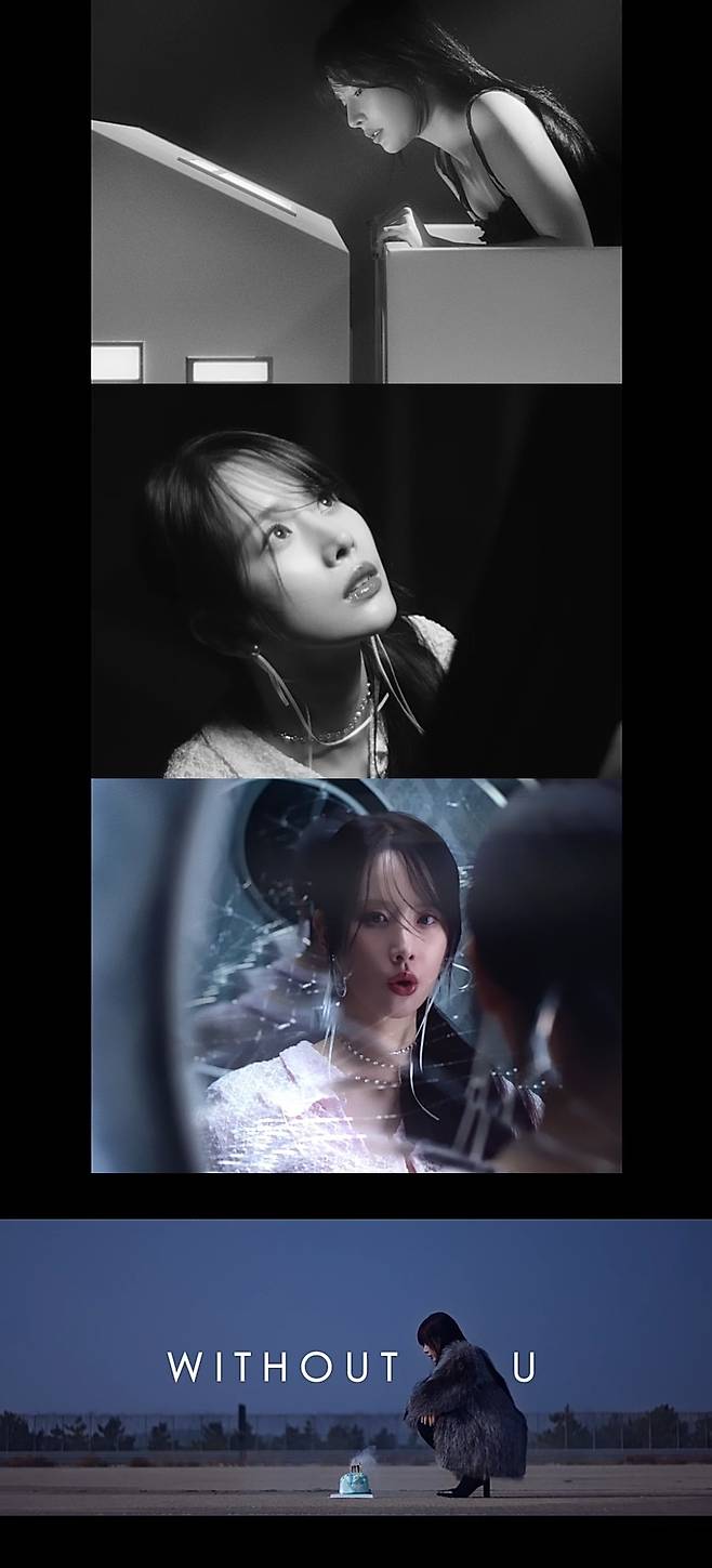 (사진=우주소녀 설아 ‘Without U’ 뮤직비디오 캡처)