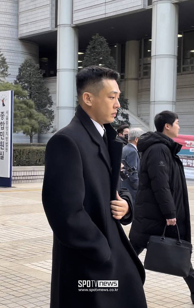 ▲ 2차 공판에 출석한 유아인. ⓒ유은비 기자