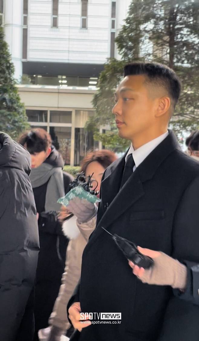 ▲ 2차 공판에 출석한 유아인. ⓒ유은비 기자