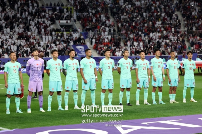 ▲ 중국은 23일(한국시간) 카타르 도하 칼리파 인터내셔널 스타디움에서 열린 2023 아시아축구연맹(AFC) 아시안컵 A조 조별리그 최종전에서 중국은 카타르에 0-1로 무릎을 꿇었다. 