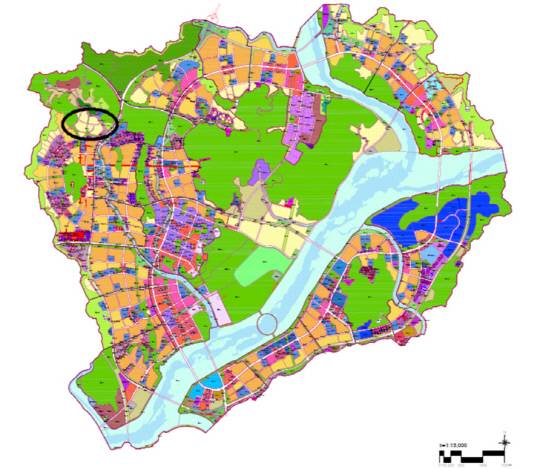 당초 구상됐던 아트빌리지 위치도. 사진=행복청 제공